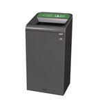 CX967 Configure Recycling Bin with Glass Recycling Label Green 87Ltr