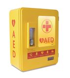 CH788 Automated External Defibrillator Alarmed Outdoor Heated Metal Cabinet