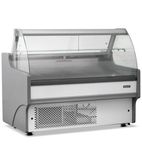 Image of BCG130WHV2 1330mm Wide Curved Glass Serve Over Counter Display Fridge