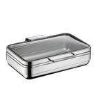 55.0128.6040 Hot & Fresh Basic 1/1 GN Heavy Duty Induction Ready Stainless Steel Chafing Dish