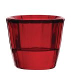 HX649 Ribbed Nightlight Holders Red (Pack of 12)