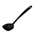 DE409BK Solid Spoon Black Melamine 22cm