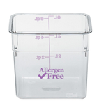 Image of 4SFSCW441 3.8 Ltr Allergen-Free Square Storage Container