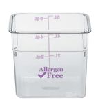 8SFSCW441 7.6 Ltr Allergen-Free Square Storage Container