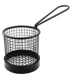 CL470 Mini Fryer Basket Black with Handle