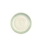 V2885 Rio Green Low Cup Saucers 165mm (Pack of 36)
