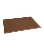 F160 High Density Antibacterial Chopping Board Brown 455x305x12mm