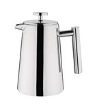U073 Stainless Steel Art Deco Cafetiere 6 Cup