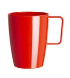 Kristallon CE289 Polypropylene Handled Beakers Red 348.7ml (Pack of 12)