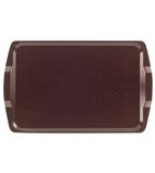 CA4064HE84 Venge Laminate Room Service Tray With Handles 640w x 400d mm