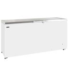 GM500SS 463 Ltr White Chest Freezer With Stainless Steel Lid