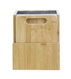 CP863 Wooden Universal Knife Block and Chopping Board