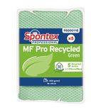 Image of FT633 MF Pro Recycled Microfibre Cloth Green (Pack of 5)