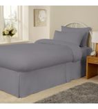 Spectrum Fitted Sheet Grey Single
