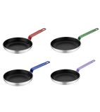 Platinum Plus SA798 Aluminium Non-Stick Teflon Colour Coded Frying Pan Set 200mm (Pack of 4)