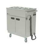 1894 845mm Wide Mobile Servery With Bain Marie Top