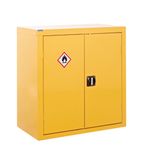 Image of CZ909046ZYXX COSHH Cabinet Double Door Yellow 14 Ltr