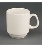 Image of U832 Ivory Stacking Mugs 285ml 10oz (Pack of 12)