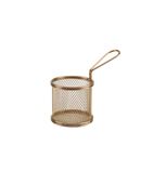 DG113 Copper Serving Fry Basket 9.3x9cm