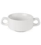Athena CF369 Stacking Soup Bowls White 290ml (Pack of 12)