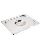 Image of CB171 Stainless Steel 1/2 Gastronorm Notched Tray Lid
