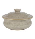 DW606 Lidded Stew Pots Peppercorn Grey 430ml (Pack of 6)