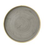 FC163 Stonecast Walled Chefs Plates Peppercorn Grey 260mm (Pack of 6)