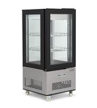 CD270L 270 Ltr Freestanding Flat Glass Refrigerated Cake Display Fridge