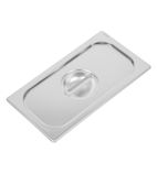 Image of DW457 Heavy Duty Stainless Steel 1/3 Gastronorm Tray Lid