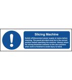 W297 Slicing Machine Safety Sign