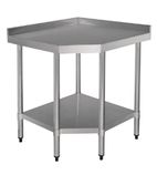 Image of GL278 900w x 600d Stainless Steel Corner Unit