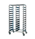 Stainless Steel Clearing Trolley 24 Shelves - DP293