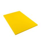 E6396 Chopping Board Yellow Poly 45x30x1.2cm
