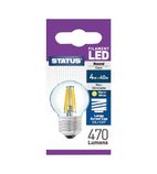 Filament LED Round ES Warm White Light Bulb 4/40w
