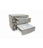 VCS2/CW 8 x 1/1GN Stainless Steel Dual Temperature Fridge / Freezer Drawers