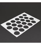 Serrated Cutting Sheet Round 20 Holes 90mm - GT022