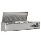 TOP1200EN 3 x 1/3GN & 1 x 1/2GN Refrigerated Countertop Food Prep Topping Unit
