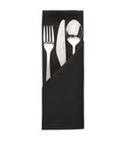HB561 Occasions Polyester Napkins Black
