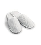 Image of GT738 Honeycomb Slippers Closed Toe White