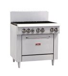 GL173-N 6 Burner Natural Gas Oven Range