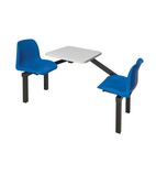 Image of B6FASTFD2SEB 2 Seat Single Entry Canteen Table