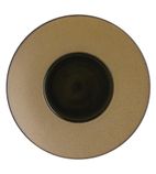 VV832 Rene Ozorio Wabi Sabi Glossy Well Rimmed Plate Wheat 285mm (Pack of 6)