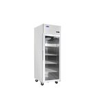 YCF9401GR 410 Ltr Upright Single Glass Door Stainless Steel Display Fridge
