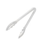 DR322 Exoglass Tongs Clear 9"