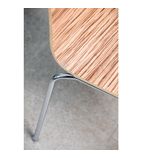 Image of GR344 Square Back Side Chair Zebrano (Pack of 4)