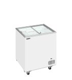 Image of IC201SC 191 Ltr White Display Chest Freezer With Glass Lid