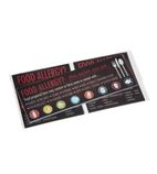 Image of GM818 Food Allergen Window and Wall Stickers (Pack of 8)