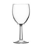 C9441 Saxon Wine Glass 12oz Lined 125 175 & 250ml