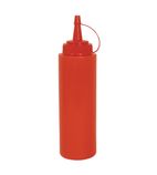 K093 Red Squeeze Sauce Bottle 12oz