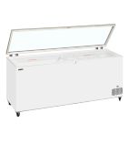 ST700 670Ltr White Display Chest Freezer With Glass Lid